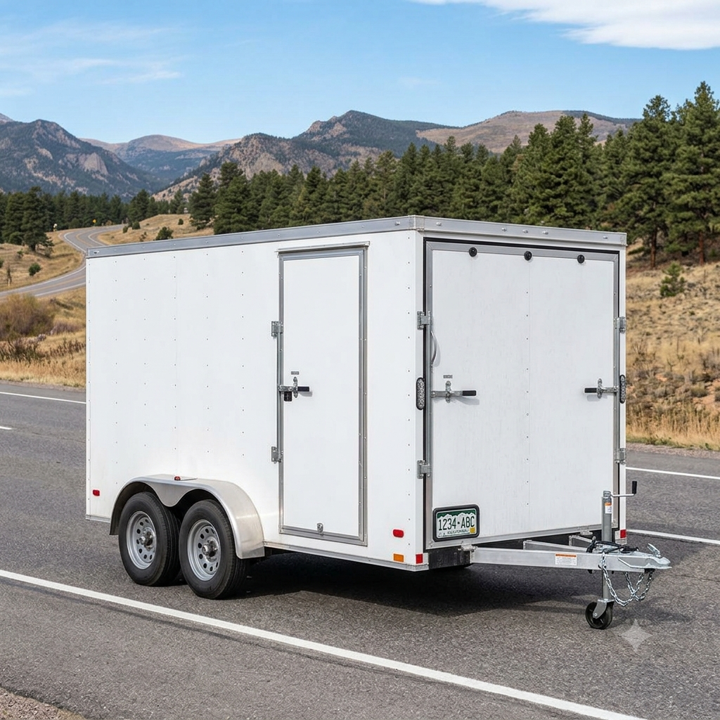 7×14 Enclosed Trailer 7×14 Enclosed Trailer